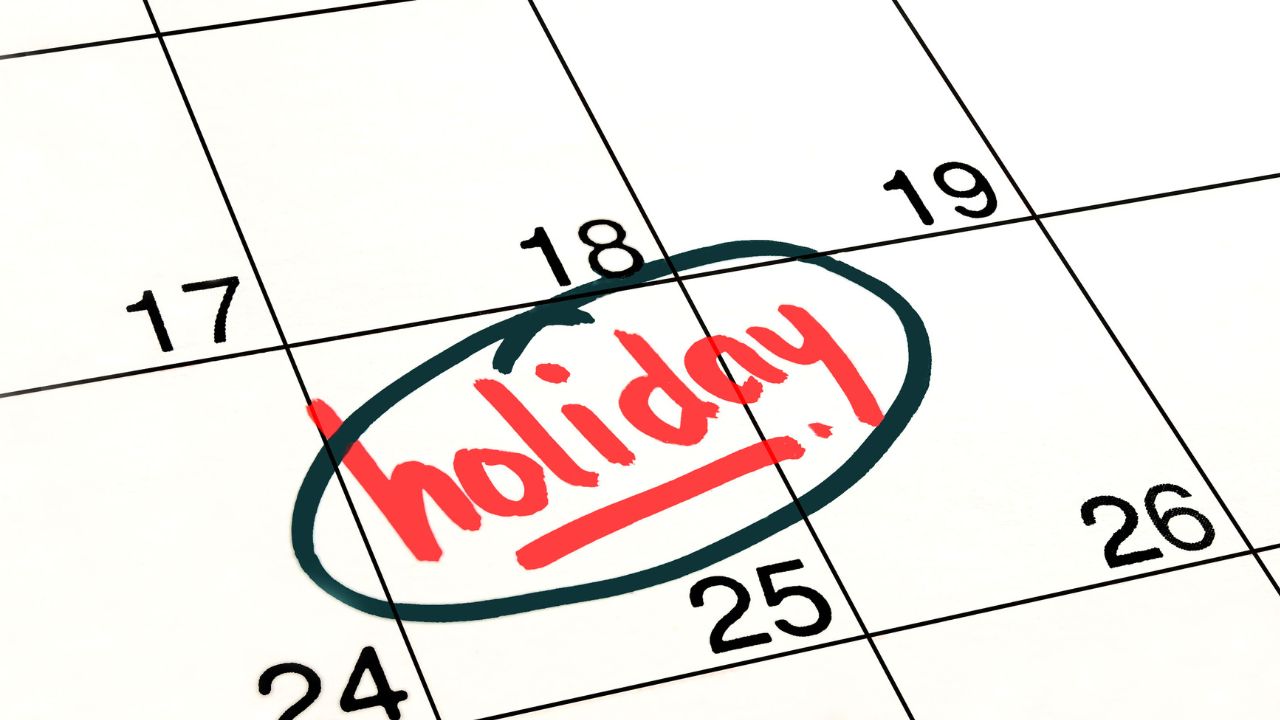 ประกาศวันหยุดประจำปี 2568